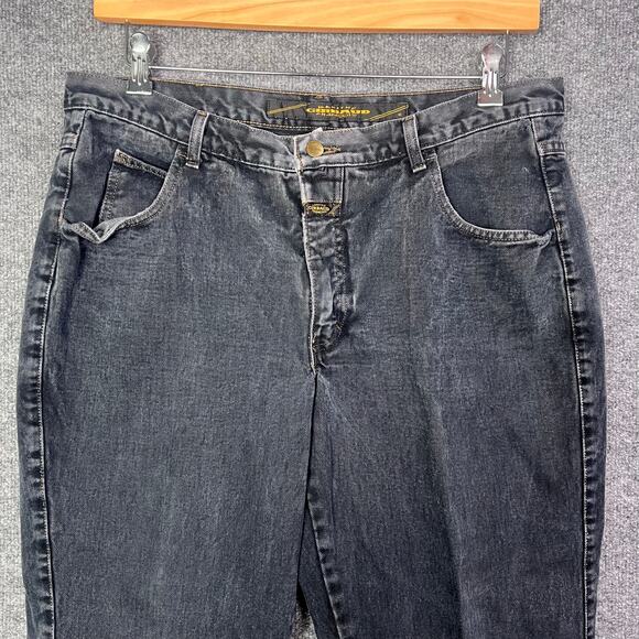 Vtg Marithe Francois Girbaud Men’s Jeans Faded‎ Black Size 38 Short - Picture 3 of 9